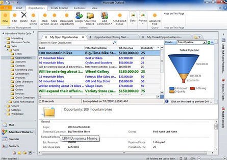 Microsoft CRM 2011 -> The Power of Productivity